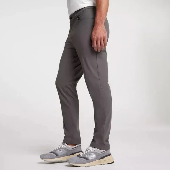 VRST Men's Golf Limitless Performance Slim Fit 5 Pocket Pant Size W32 X L34 Gray - Picture 5 of 8